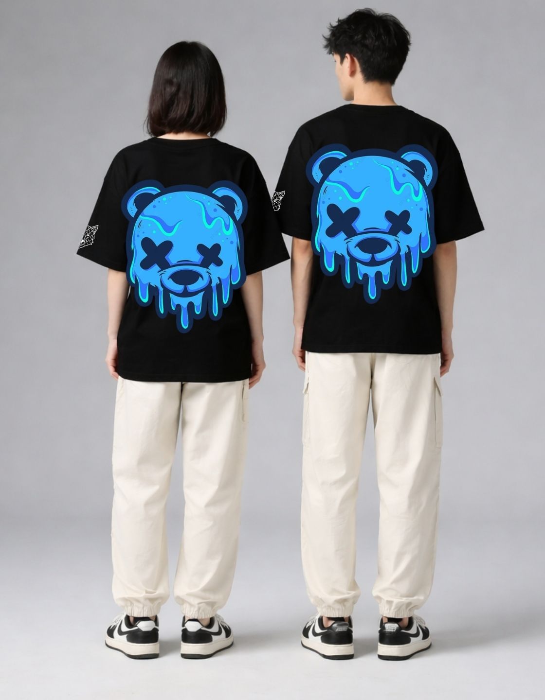 Drip Dead Bear Oversized Fit T-Shirt Secondary image