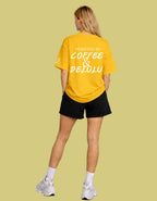 Coffee Delulu Oversized Fit T-Shirt