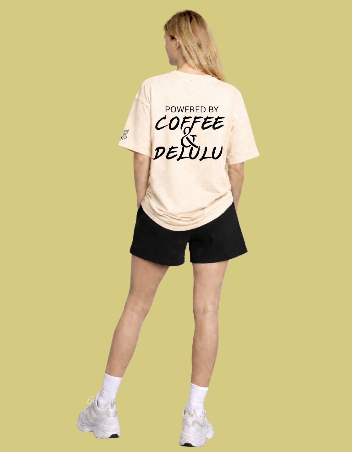 Coffee Delulu Oversized Fit T-Shirt
