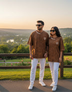 Lone Alpha III Alpha Rust Oversized Fit T-Shirt