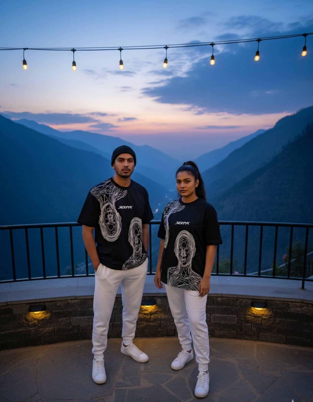 Contour Geist I Eclipse Ivory Oversized Fit T-Shirt Main image