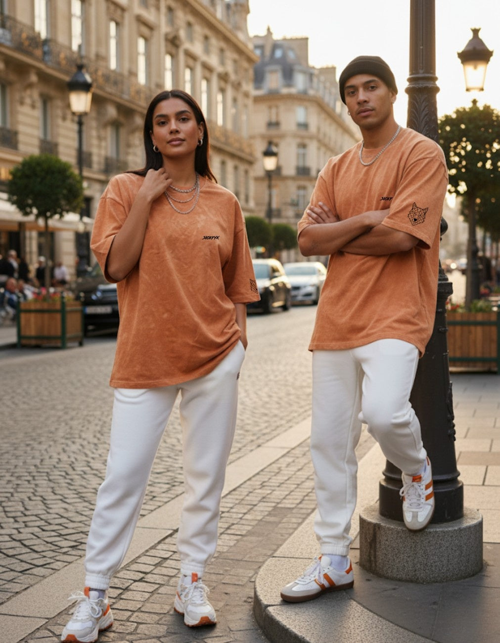 Acid Cast Burnt Serena Oversized Fit T-Shirt Main image