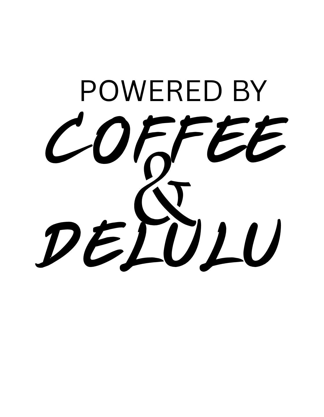 Coffee Delulu Oversized Fit T-Shirt