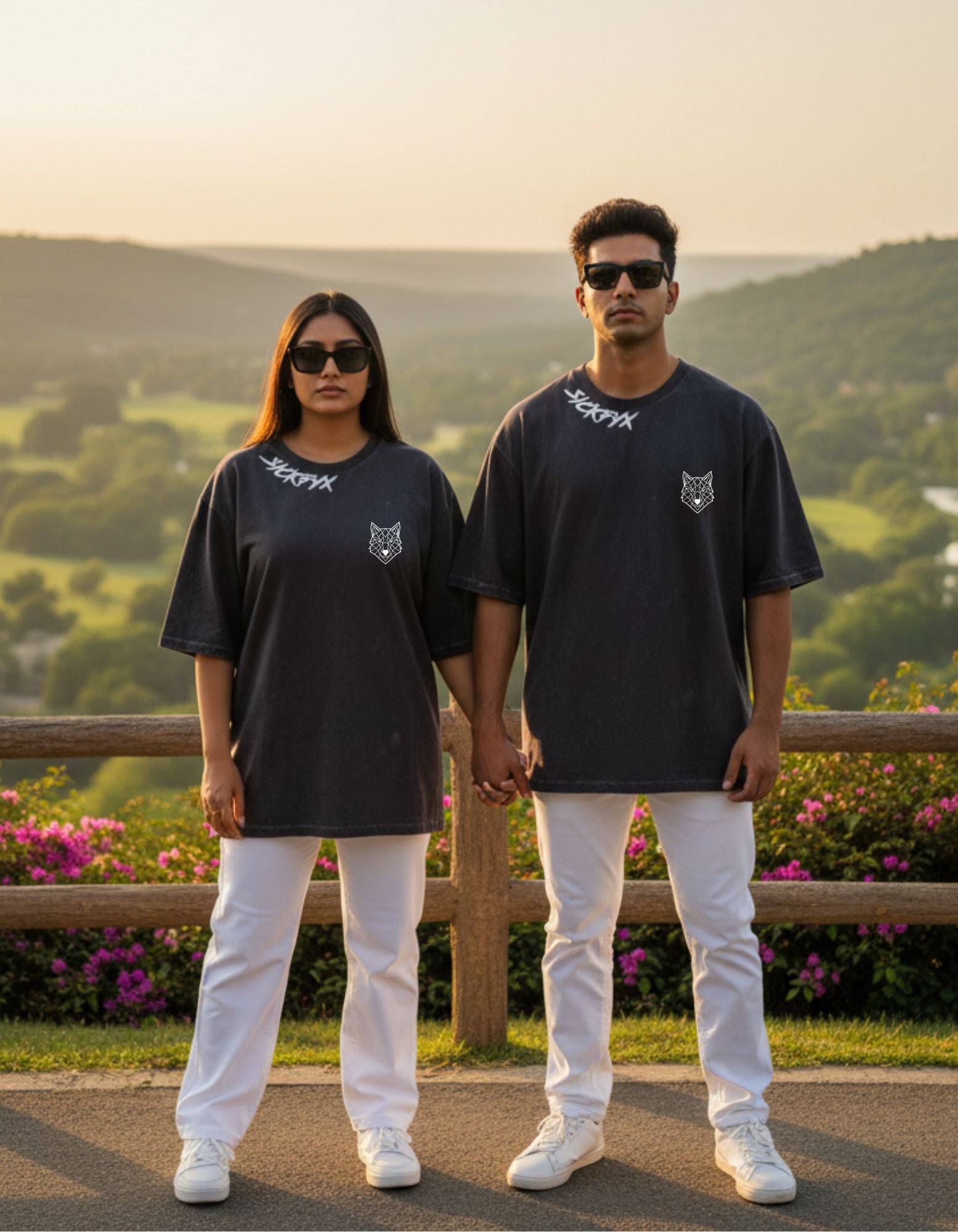 Lone Alpha II Midnight Prowl Oversized Fit T-Shirt Main image