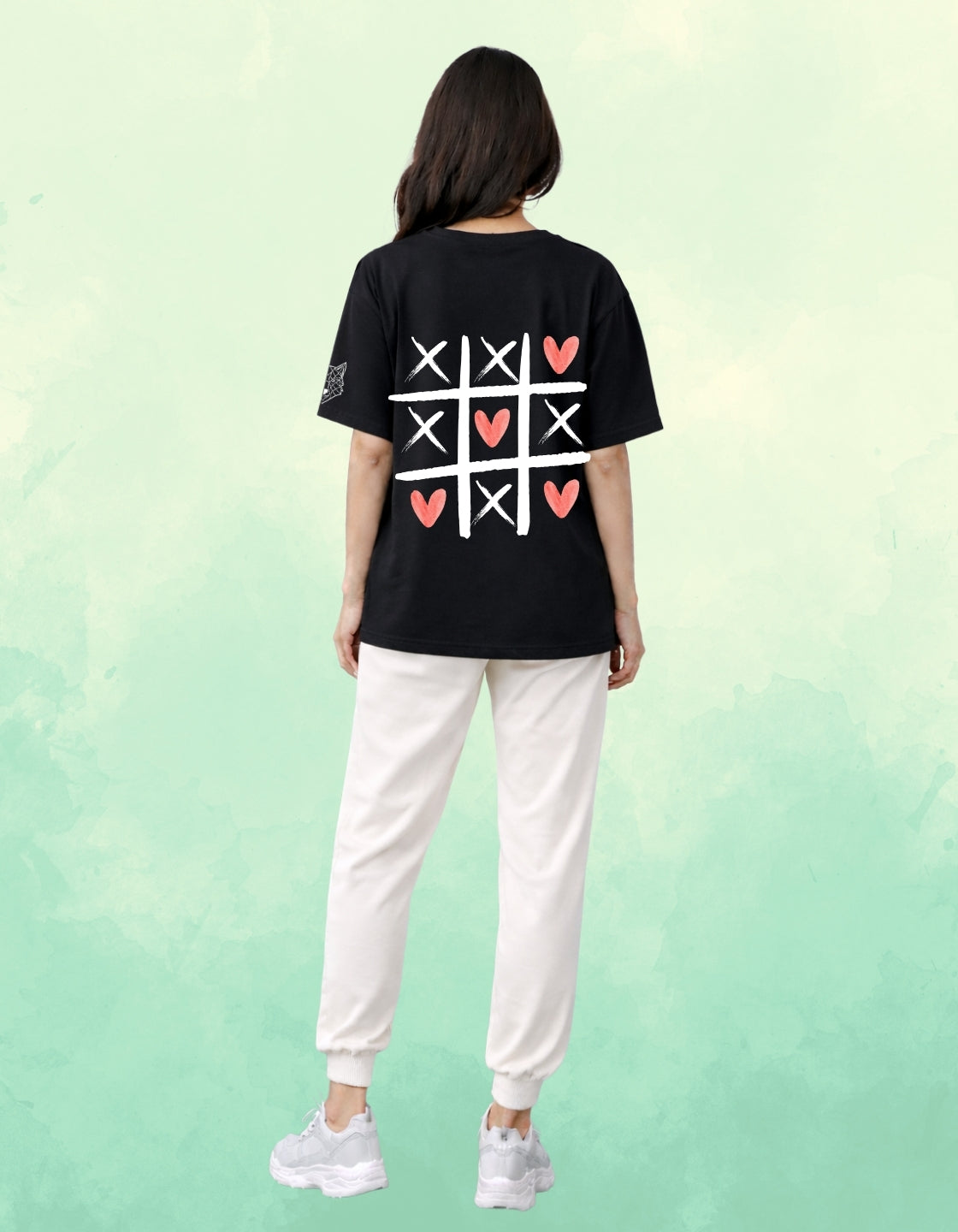 Tic Tac Love Oversized Fit T-Shirt Secondary image