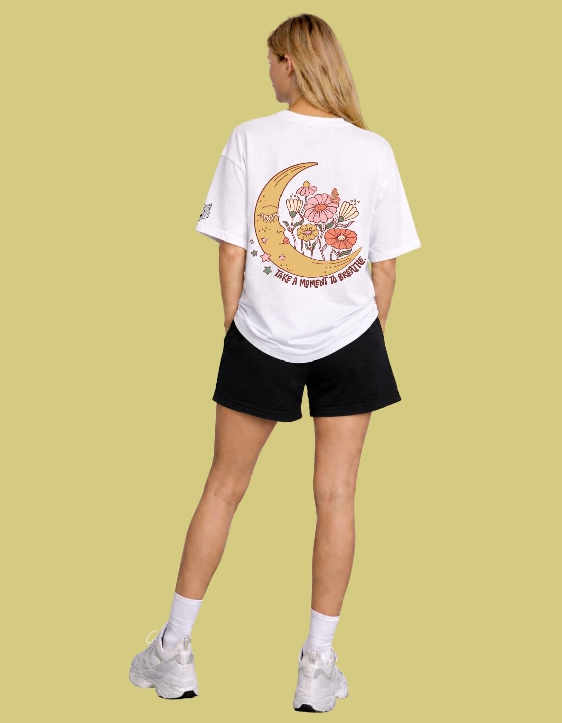 Moon Bloom Oversized Fit T-Shirt Secondary image