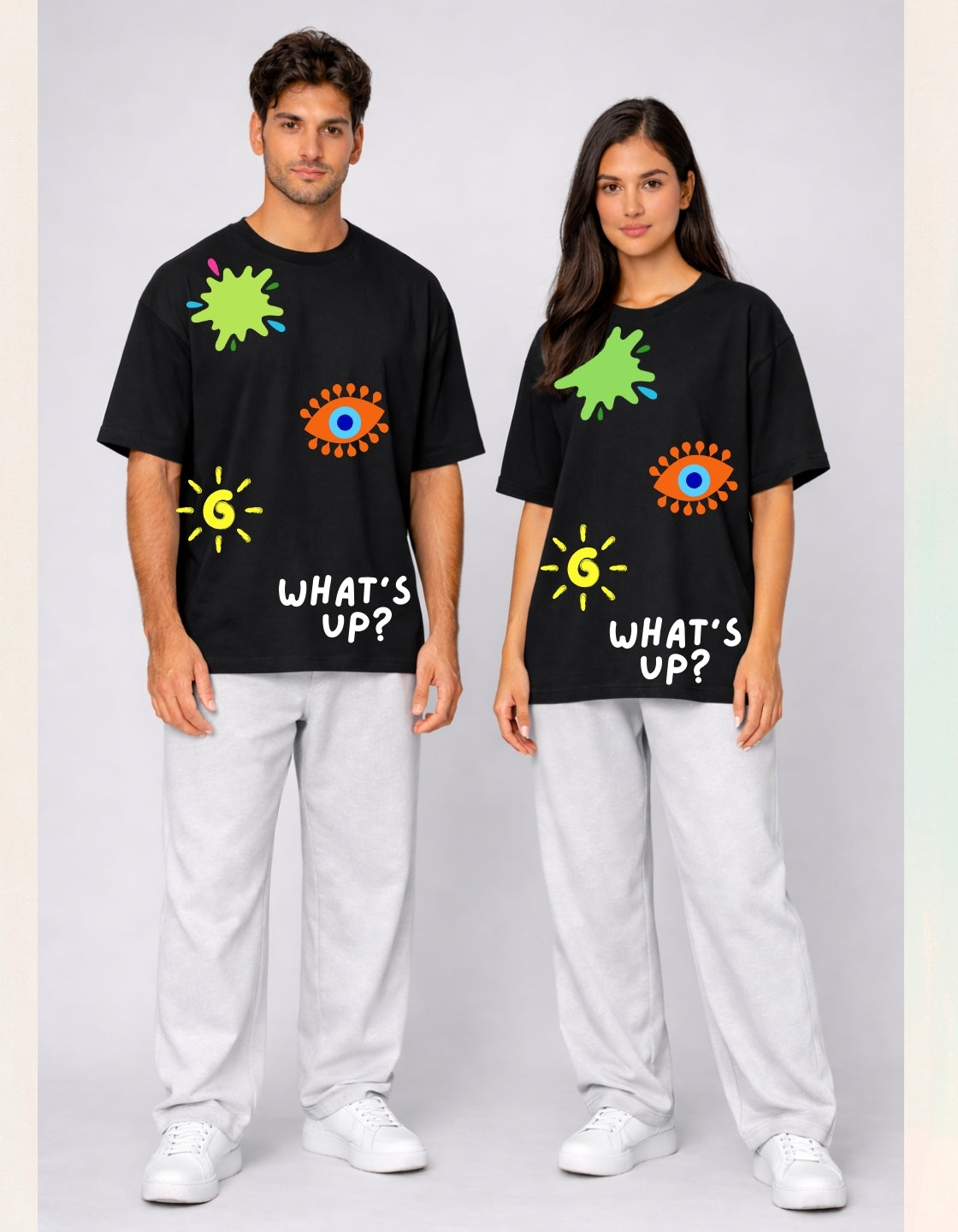 Eye Spy Vibes Oversized Fit T-Shirt Secondary image