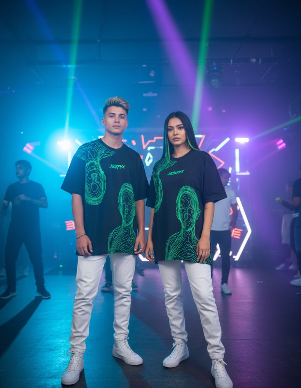 Contour Geist II Neon Surge Oversized Fit T-Shirt