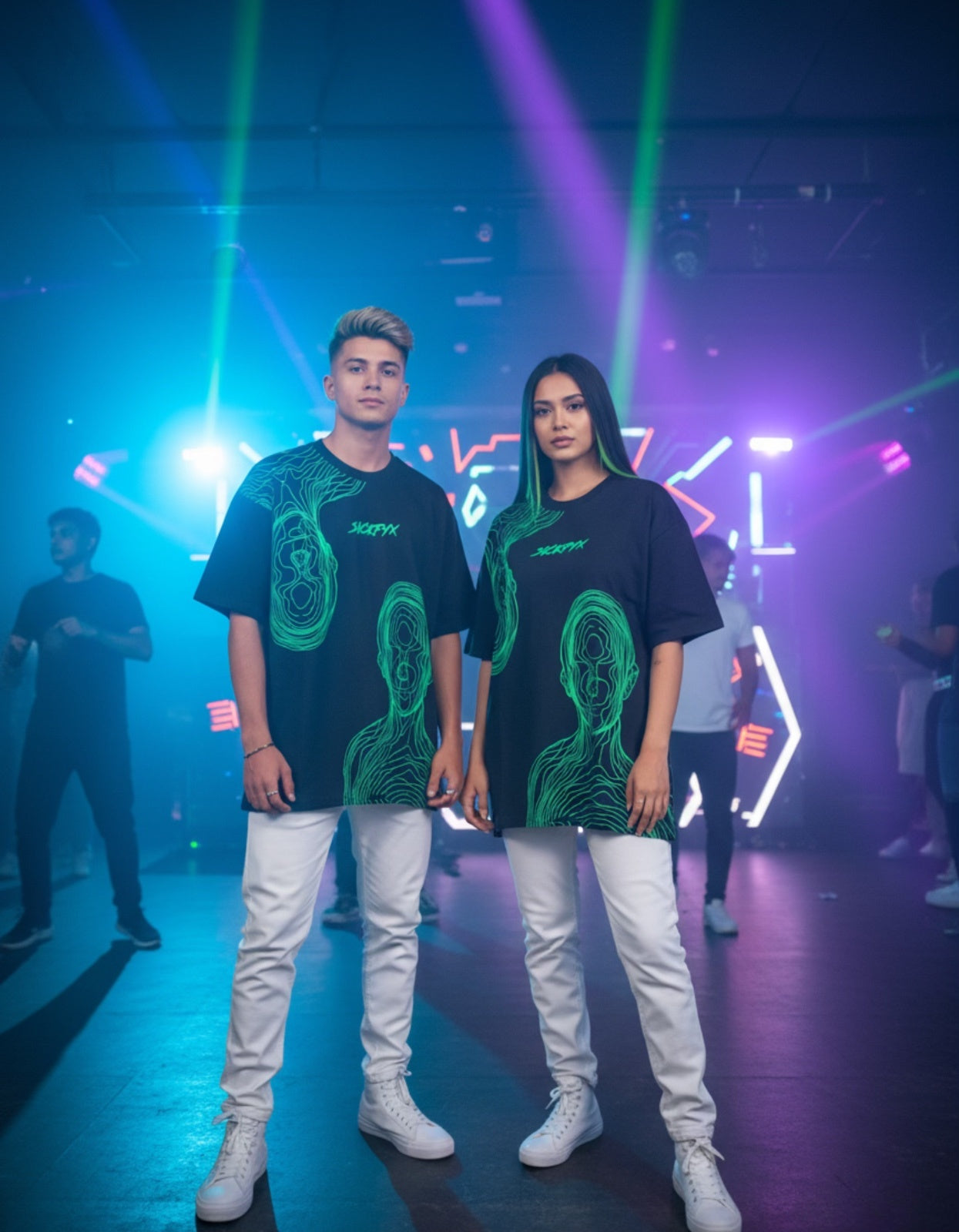 Contour Geist II Neon Surge Oversized Fit T-Shirt