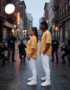 Suedeflux V Golden District Acid Wash Oversized Fit T-Shirt