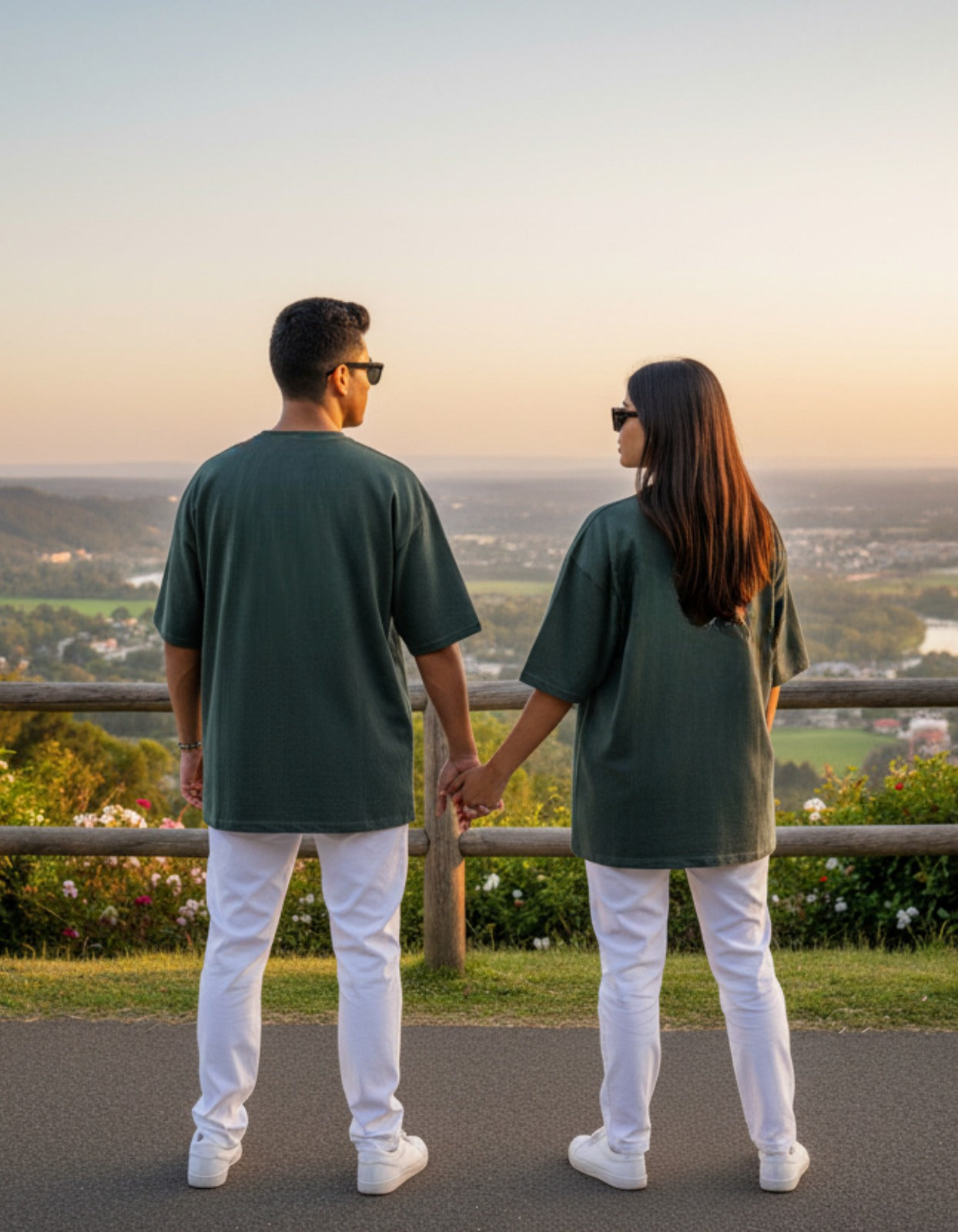 Lone Alpha I Forest Phantom Oversized Fit T-Shirt