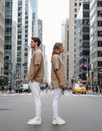 Suedeflux I Urban Sand Acid Wash Oversized Fit T-Shirt