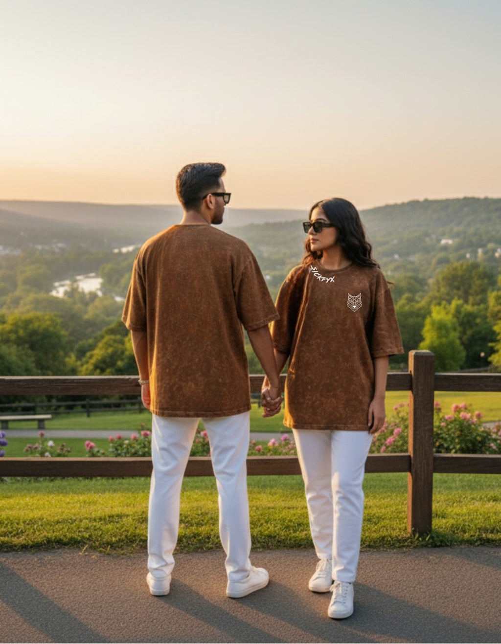 Lone Alpha III Alpha Rust Oversized Fit T-Shirt