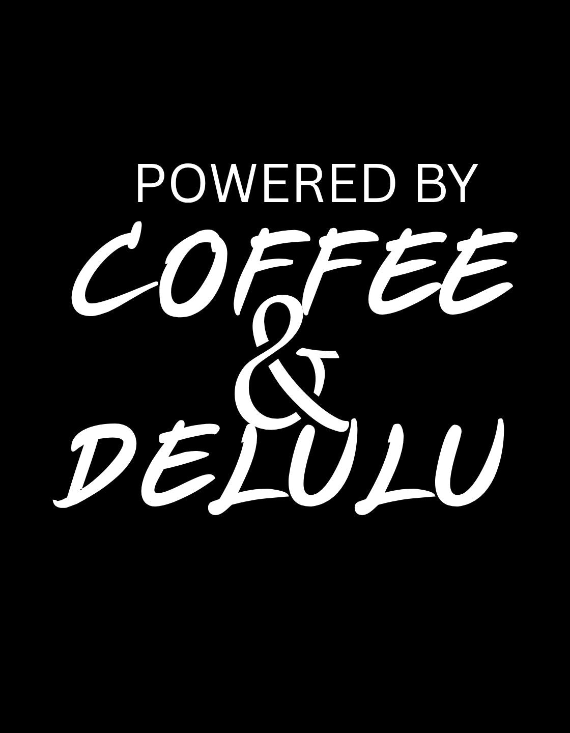 Coffee Delulu Oversized Fit T-Shirt