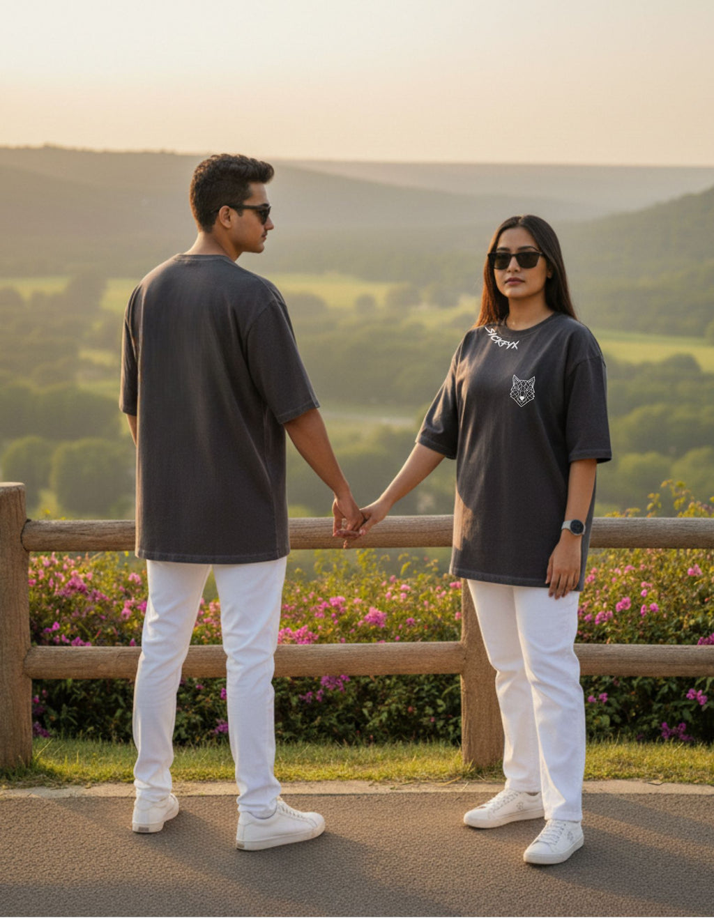 Lone Alpha II Midnight Prowl Oversized Fit T-Shirt