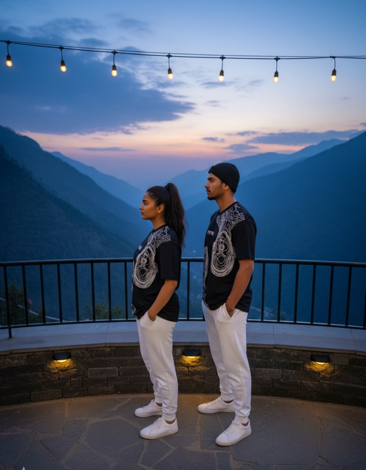 Contour Geist I Eclipse Ivory Oversized Fit T-Shirt Secondary image