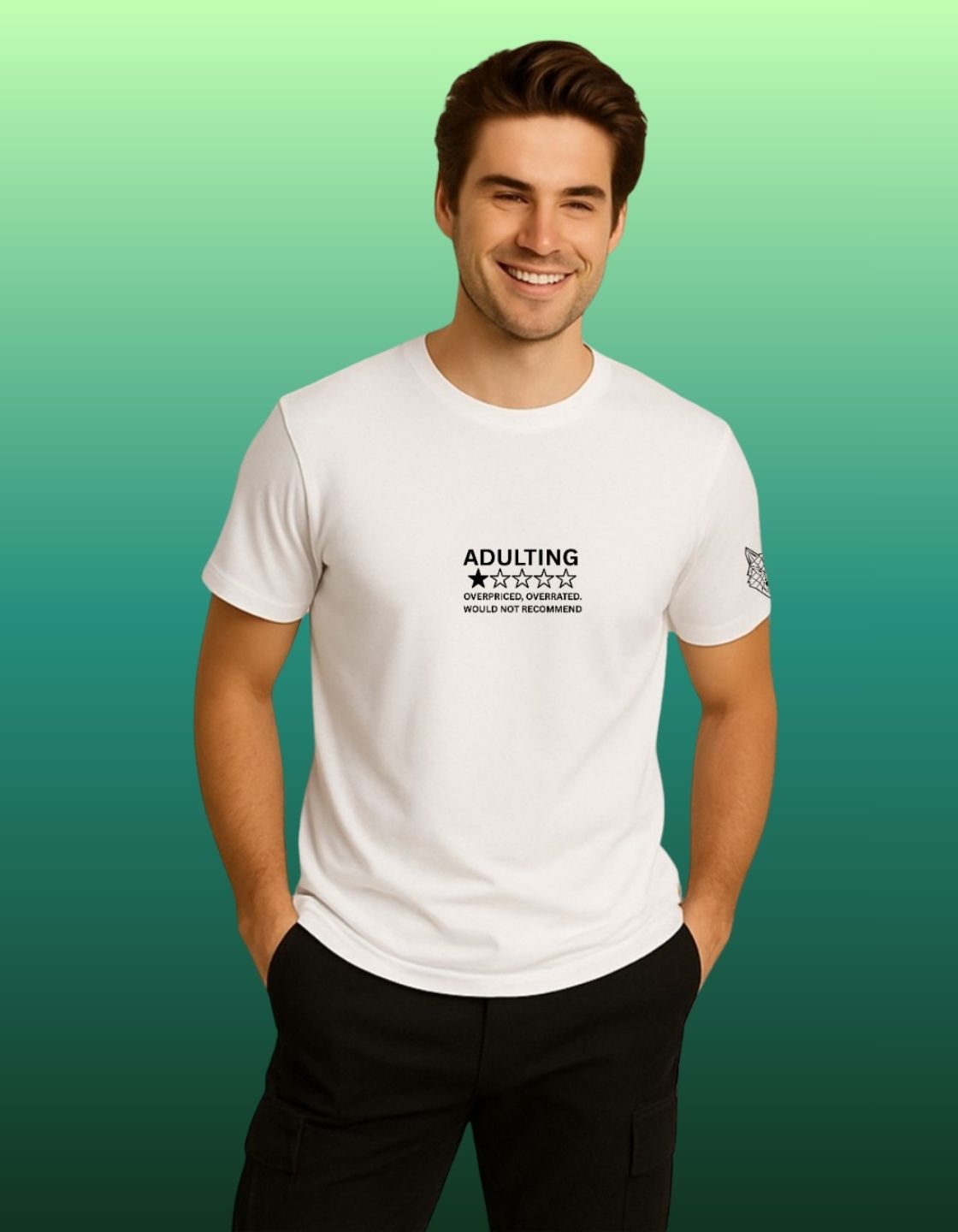 Adulting Regular Fit T-Shirt Secondary image