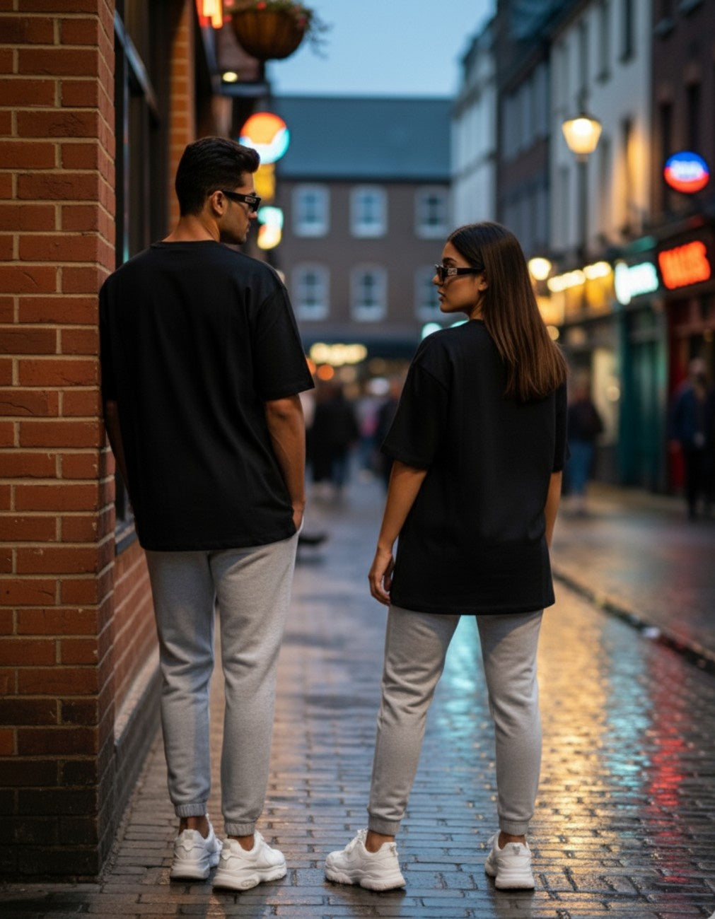 Shadow Surge Black Torrent Oversized Fit T-Shirt