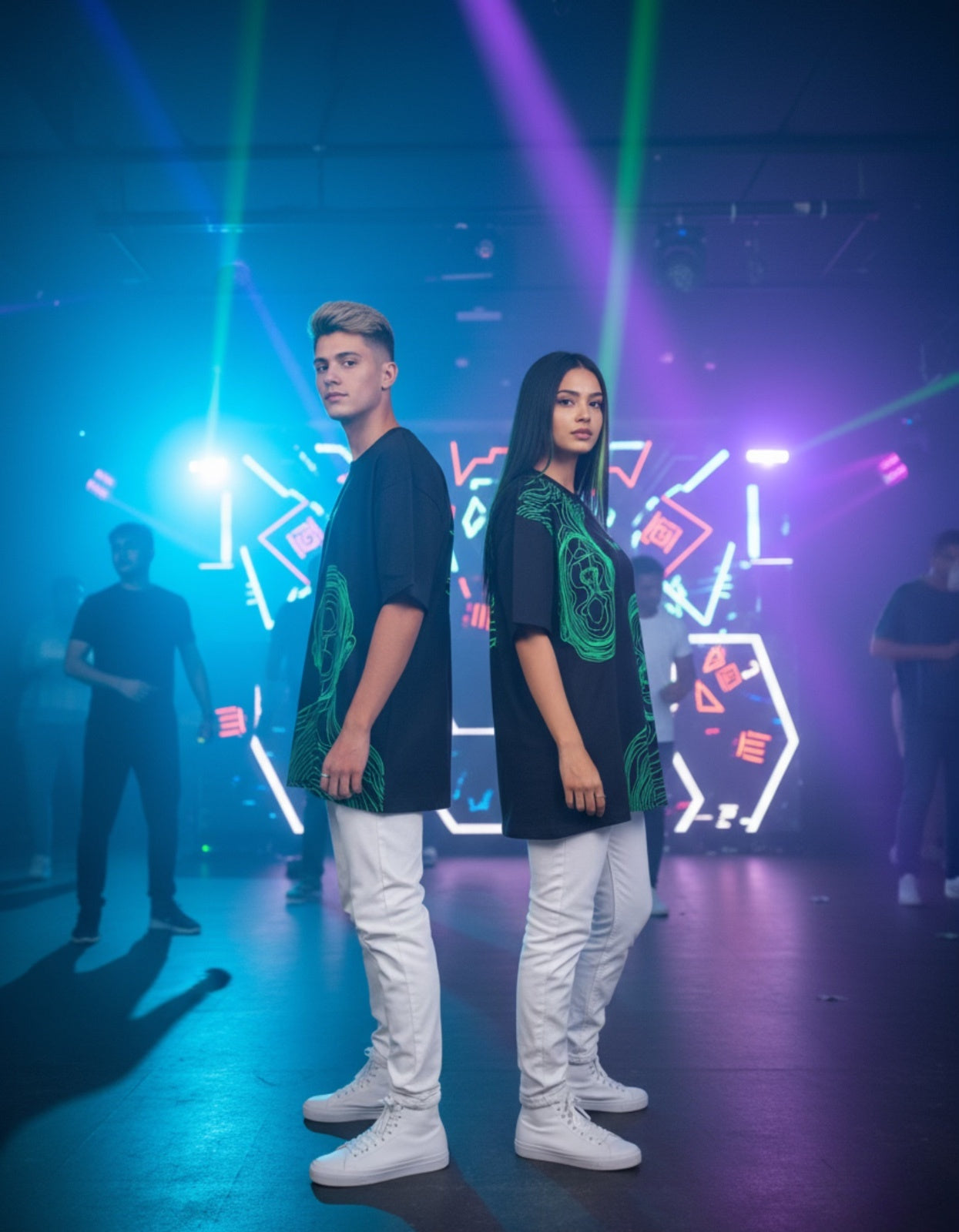 Contour Geist II Neon Surge Oversized Fit T-Shirt