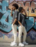 Terryze I Storm Graphite Acid Wash Oversized Fit T-Shirt