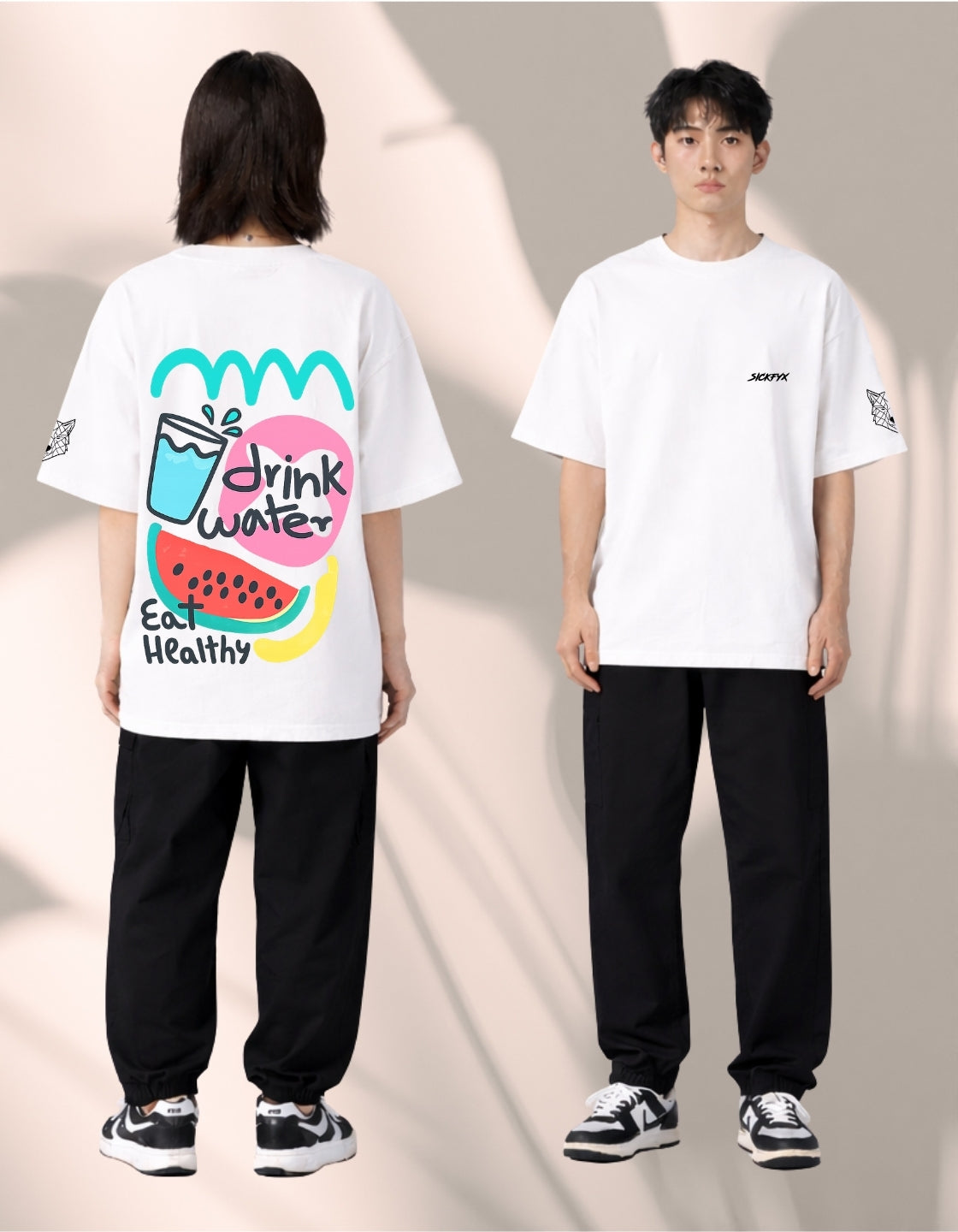 Hydration Nation Oversized Fit T-Shirt Secondary image