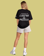 Coffee Delulu Oversized Fit T-Shirt