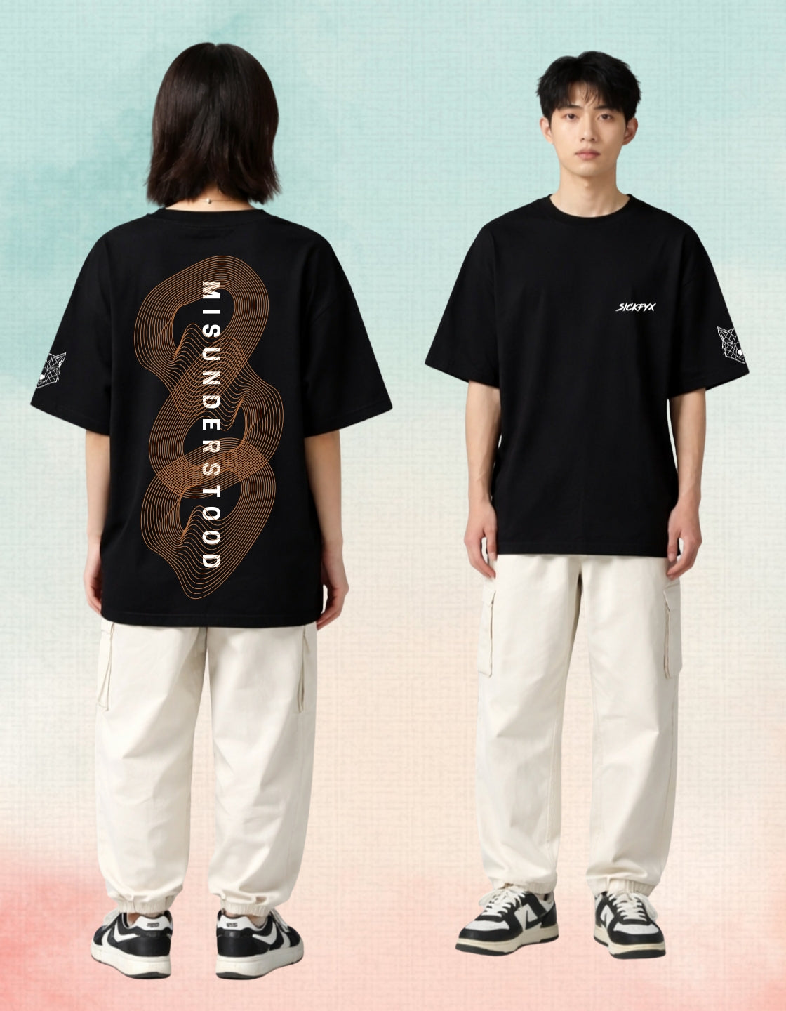 Misunderstood Mirage Oversized Fit T-Shirt Secondary image