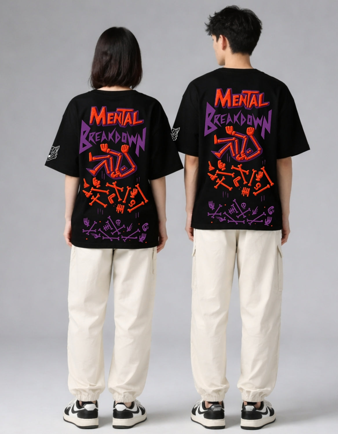 Bone Out Oversized Fit T-Shirt Secondary image