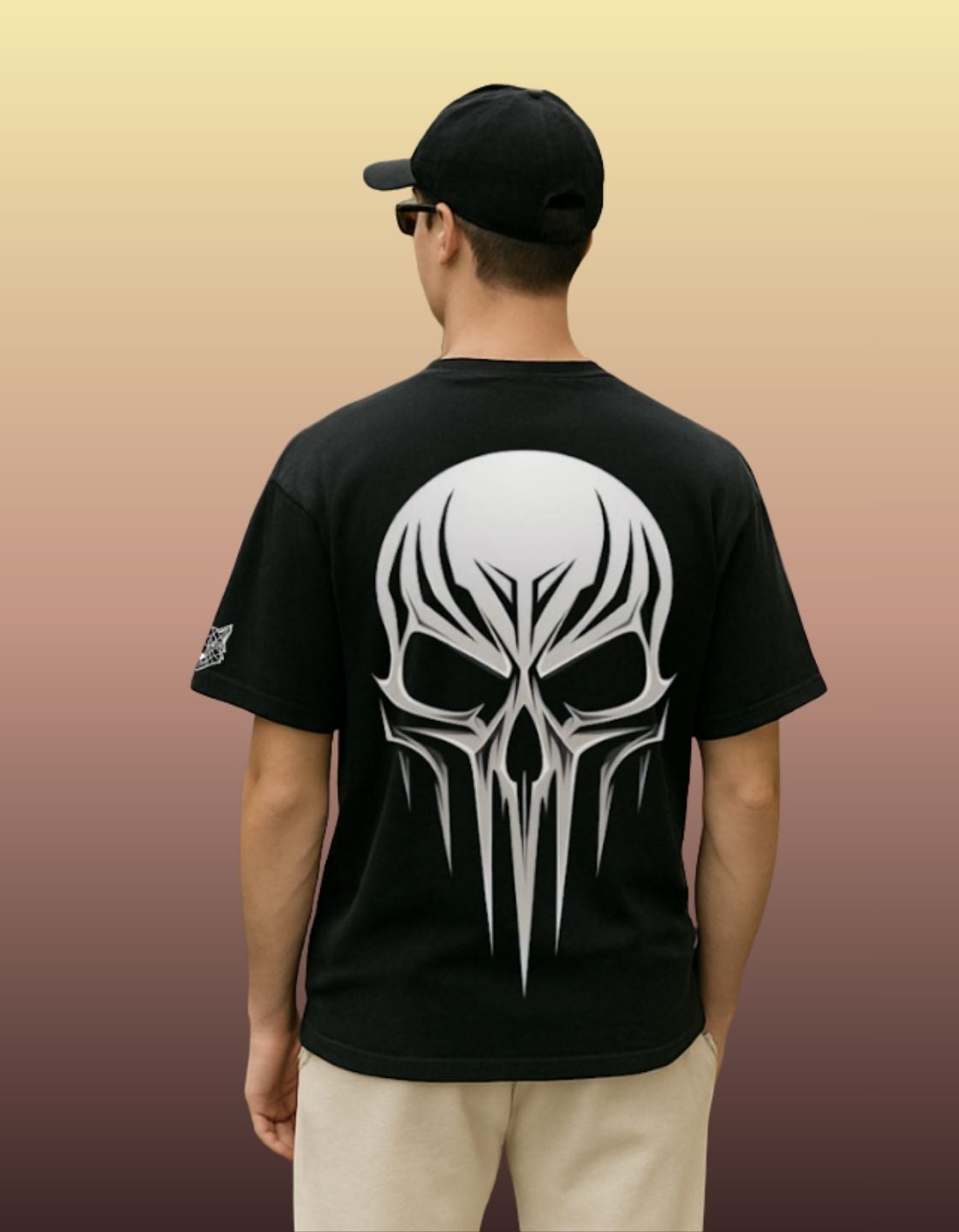 Skull Fury Oversized Fit T-Shirt Secondary image