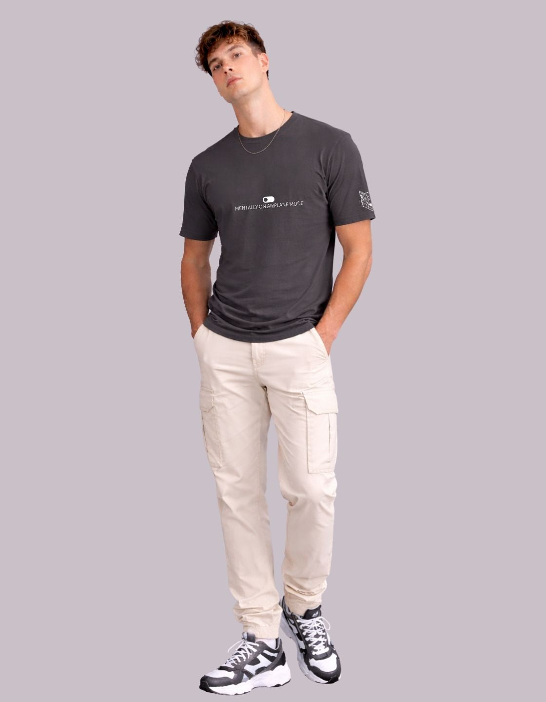 Airplane Mindset Oversized Fit T-Shirt Secondary image