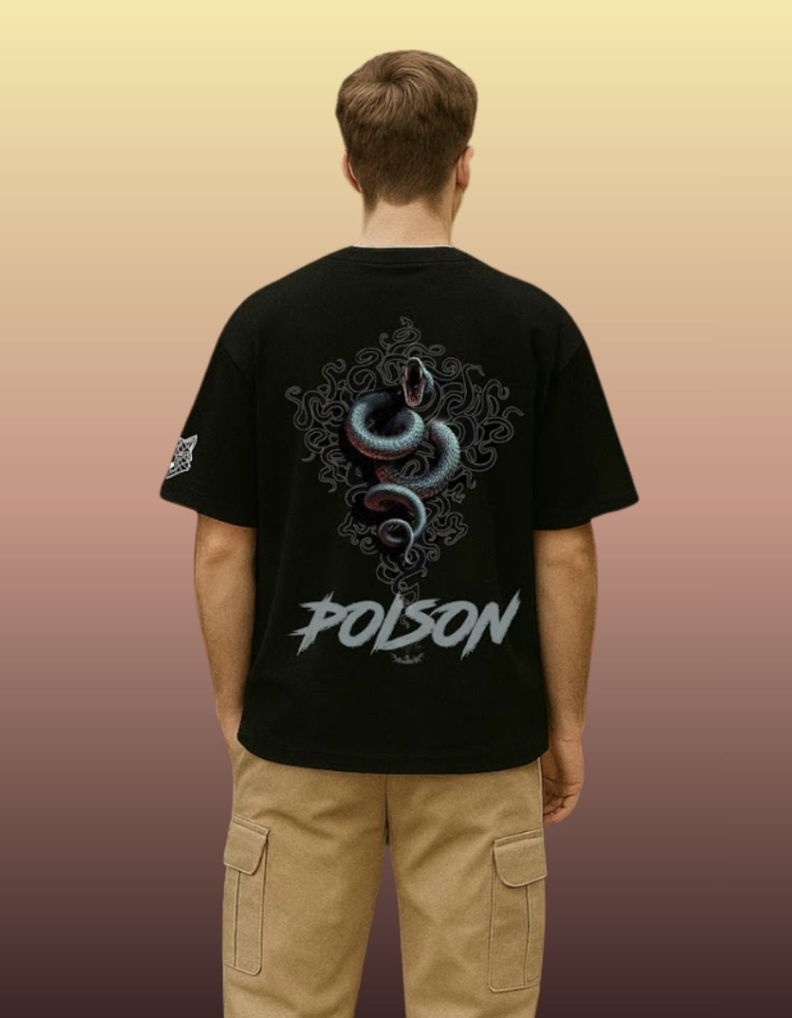 Poison Fang Oversized Fit T-Shirt Secondary image