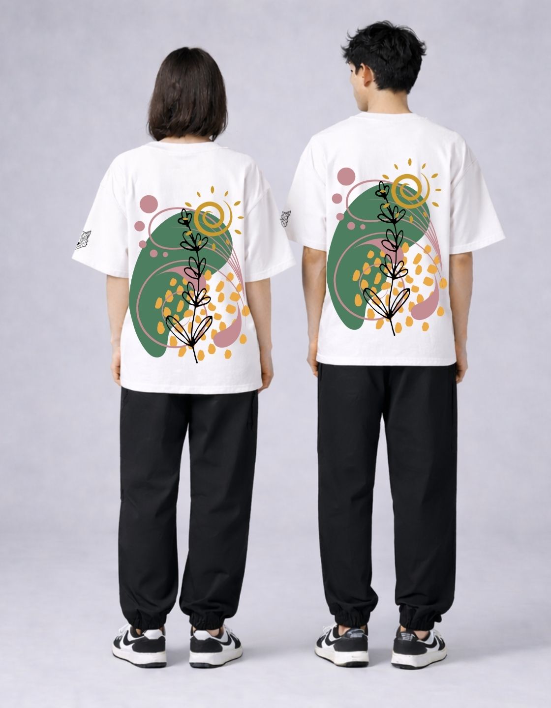 Botanic Drift Oversized Fit T-Shirt Secondary image