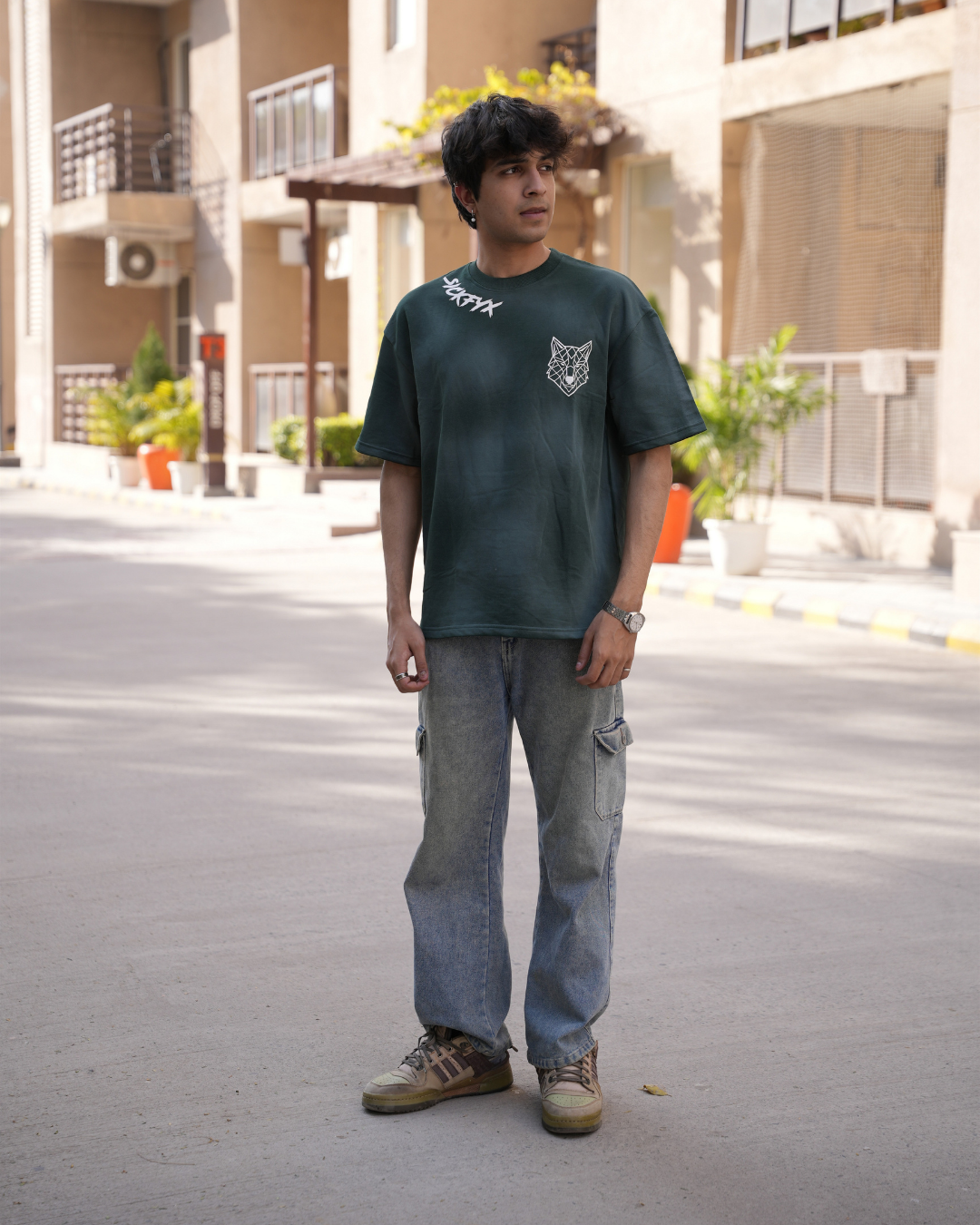 Lone Alpha I Forest Phantom Oversized Fit T-Shirt Main image