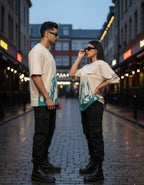 Flame I Sandstorm Blaze Oversized Fit T-Shirt