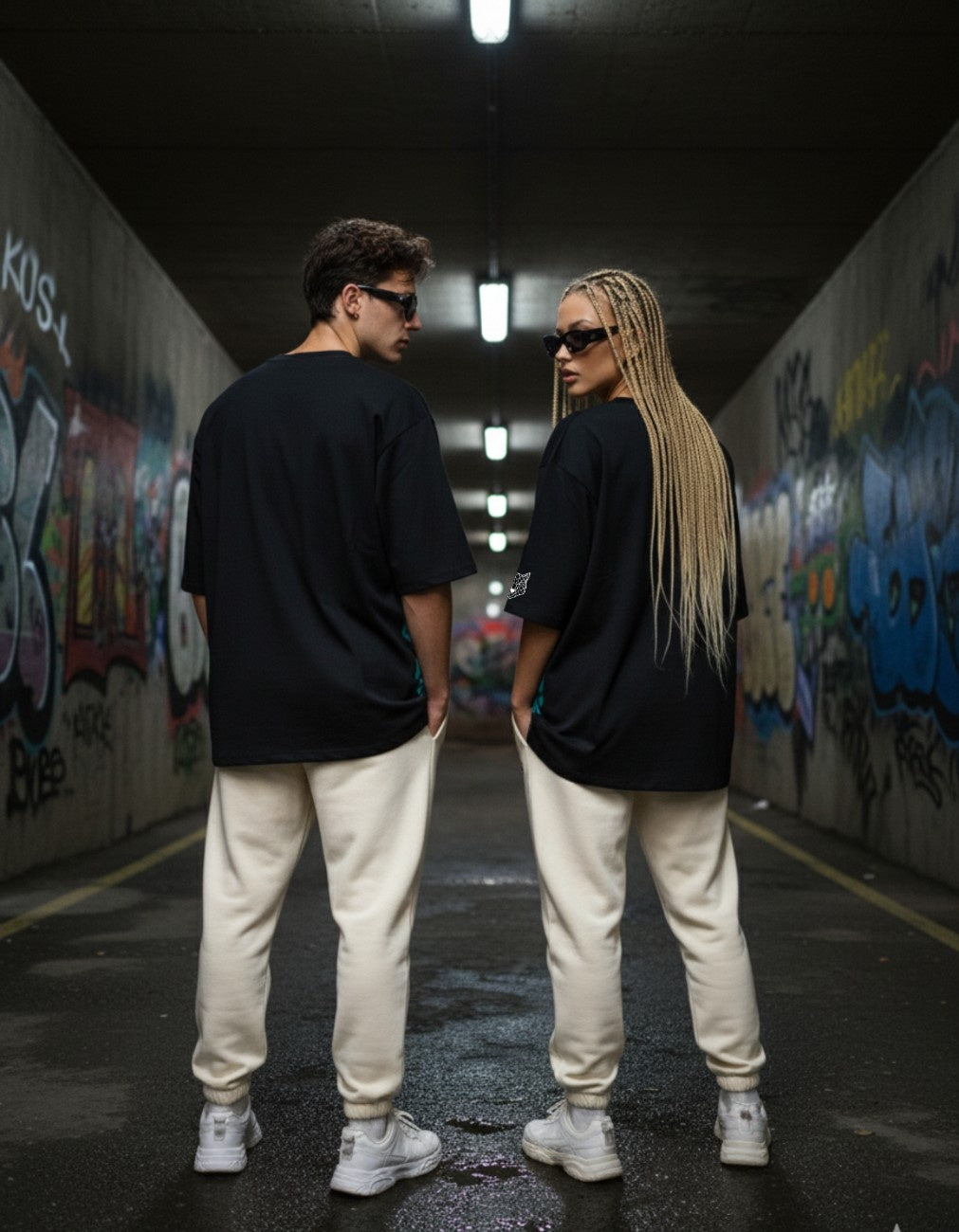 Flame II Electric Ember Oversized Fit T-Shirt