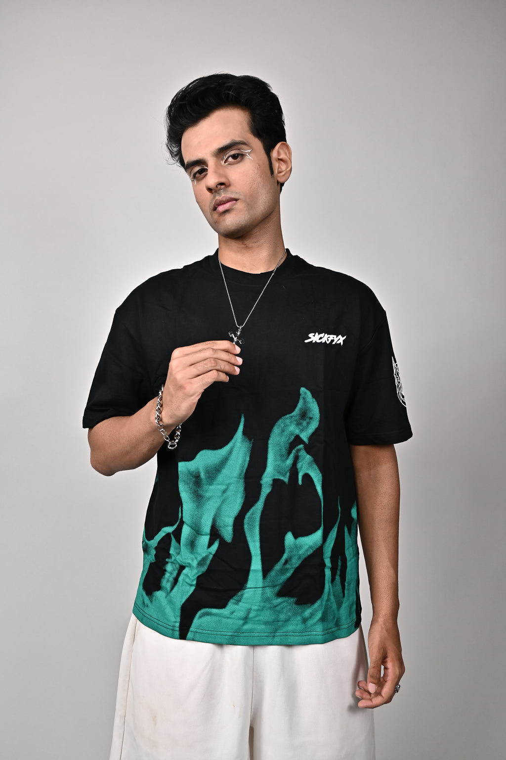 Flame II Electric Ember Oversized Fit T-Shirt