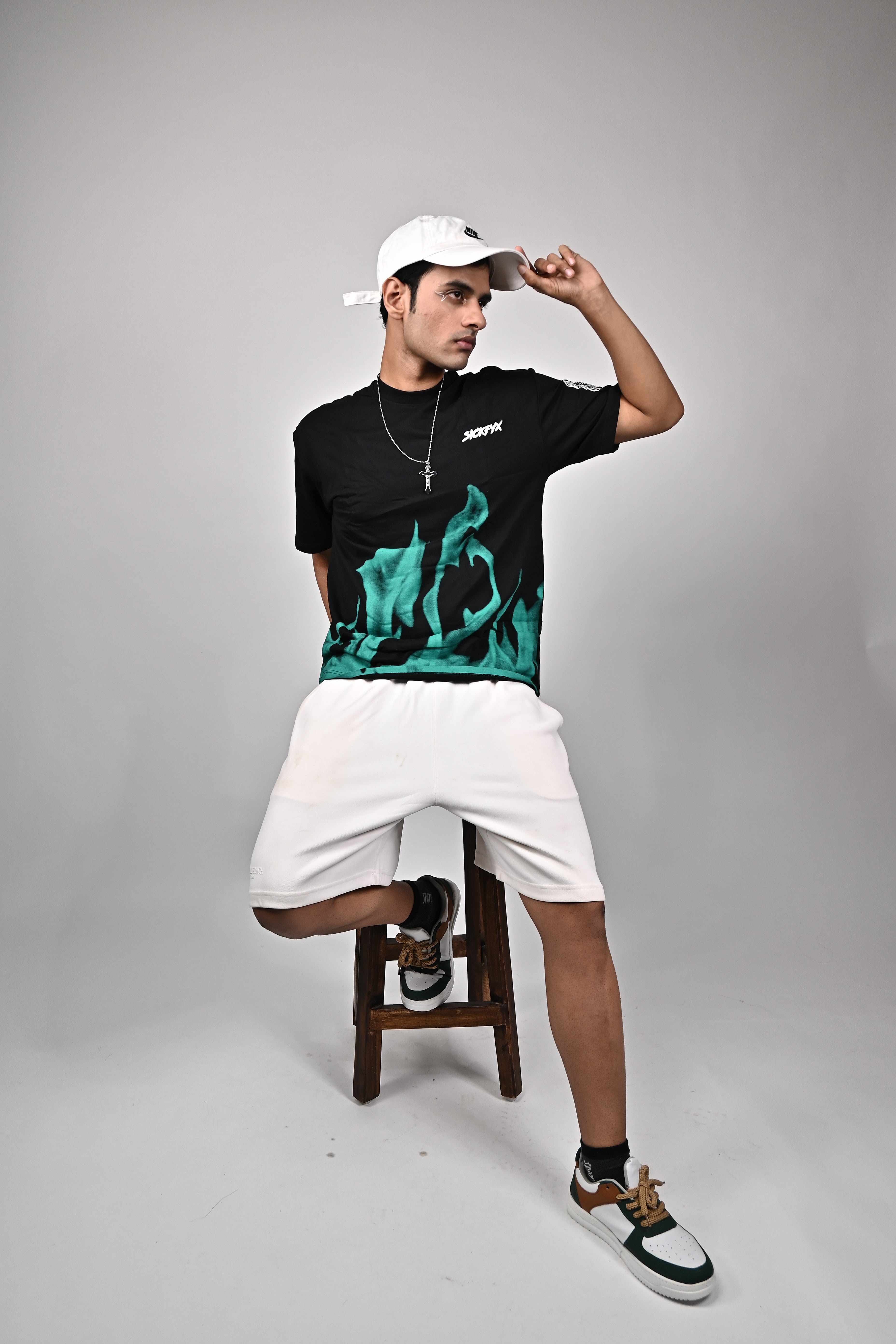 Flame II Electric Ember Oversized Fit T-Shirt Main image