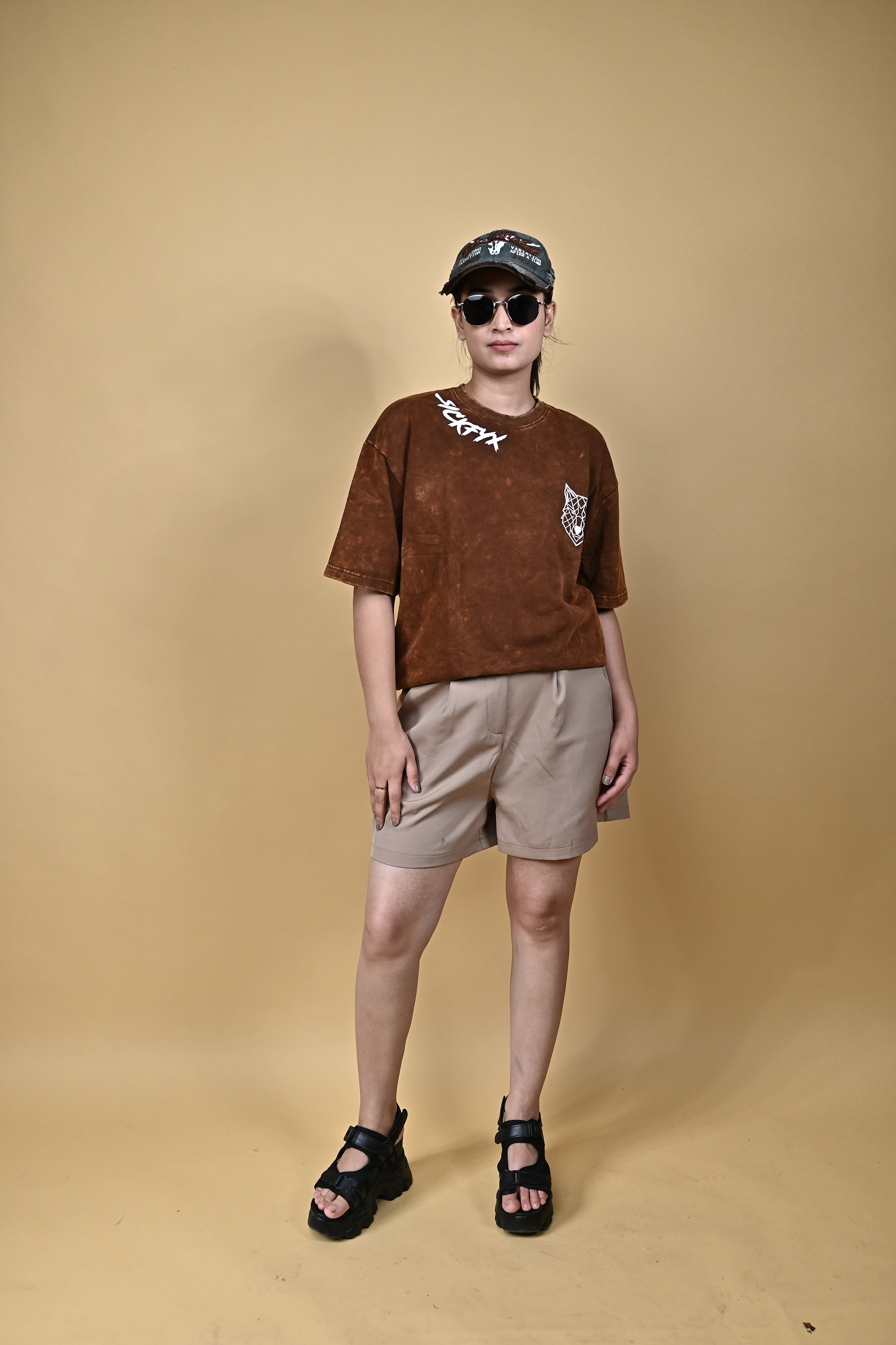 Lone Alpha III Alpha Rust Oversized Fit T-Shirt Main image