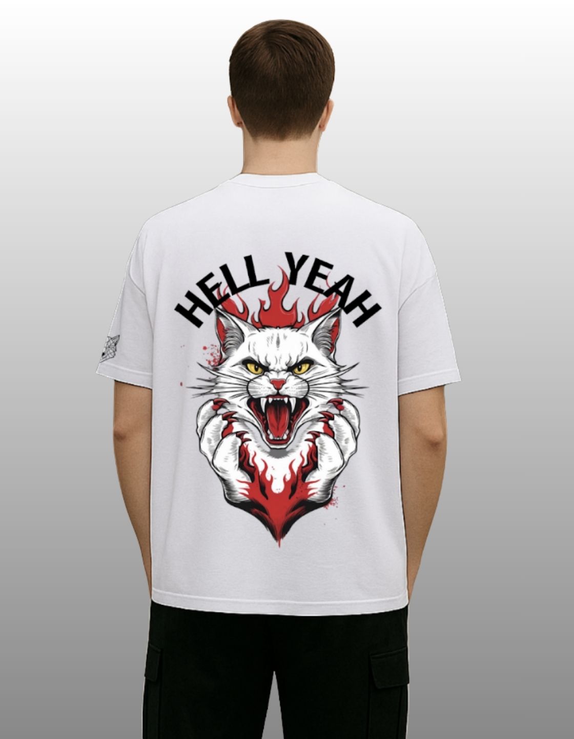 Hell Yeah Oversized Fit T-Shirt Secondary image